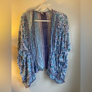 Pastel design shawl. Gently worn.